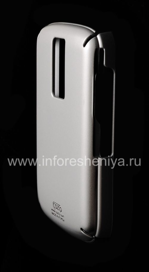 Photogallery for ফার্ম প্লাস্টিক কভার, BlackBerry 9000 Bold জন্য Slim উপর Cozip স্ন্যাপ আবরণ, রূপা product