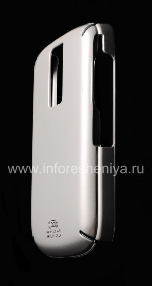 Photogallery for ফার্ম প্লাস্টিক কভার, BlackBerry 9000 Bold জন্য Slim উপর Cozip স্ন্যাপ আবরণ, রূপা product