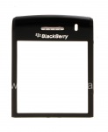 The original glass screen with a metal clip and mesh speaker for BlackBerry 9100/9105 Pearl 3G, The black