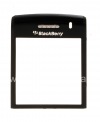 Photo 1 — The original glass screen with a metal clip and mesh speaker for BlackBerry 9100/9105 Pearl 3G, The black