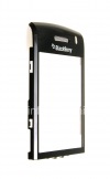 Photo 5 — The original glass screen with a metal clip and mesh speaker for BlackBerry 9100/9105 Pearl 3G, The black