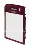 Photo 3 — BlackBerry 9100 / 9105 Pearl 3G জন্য একটি ধাতু ক্লিপ এবং জাল স্পিকার সঙ্গে পর্দায় মূল গ্লাস, রক্তবর্ণ