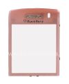 Photo 1 — Kaca asli di layar dengan klip logam dan jala speaker untuk BlackBerry 9100 / 9105 Pearl 3G, berwarna merah muda