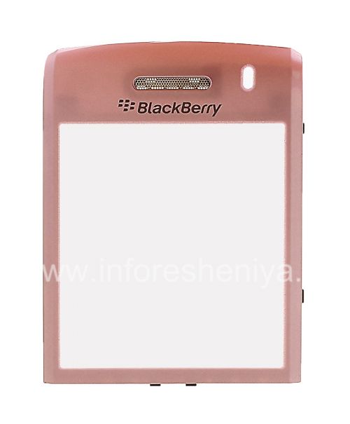 Photogallery for La pantalla de cristal original con un clip de metal y el altavoz de malla para BlackBerry 9100/9105 Pearl 3G, Rose product