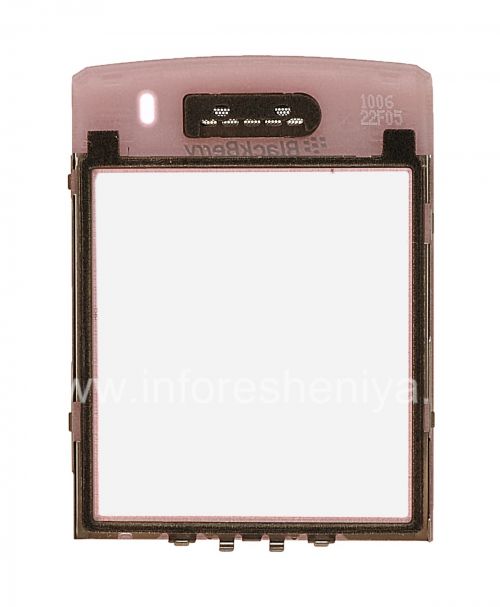 Photogallery for La pantalla de cristal original con un clip de metal y el altavoz de malla para BlackBerry 9100/9105 Pearl 3G, Rose product