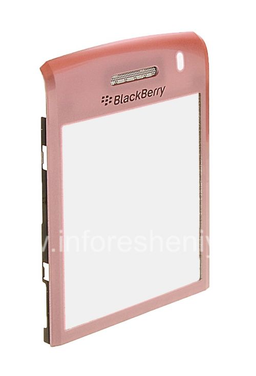 Photogallery for La pantalla de cristal original con un clip de metal y el altavoz de malla para BlackBerry 9100/9105 Pearl 3G, Rose product