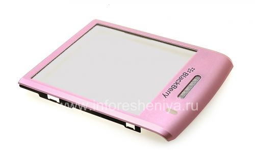 Photogallery for La pantalla de cristal original con un clip de metal y el altavoz de malla para BlackBerry 9100/9105 Pearl 3G, Rose product