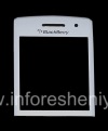 Photo 1 — Kaca asli di layar dengan klip logam dan jala speaker untuk BlackBerry 9100 / 9105 Pearl 3G, putih