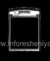 Photo 2 — La pantalla de cristal original con un clip de metal y el altavoz de malla para BlackBerry 9100/9105 Pearl 3G, Color blanco