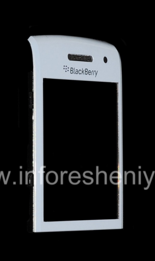Photogallery for La pantalla de cristal original con un clip de metal y el altavoz de malla para BlackBerry 9100/9105 Pearl 3G, Color blanco product