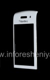 Photo 4 — La pantalla de cristal original con un clip de metal y el altavoz de malla para BlackBerry 9100/9105 Pearl 3G, Color blanco