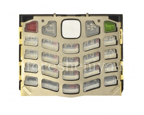 Photogallery for रूसी कीबोर्ड BlackBerry 9100 Pearl 3G, लाल संख्याओं के साथ काला product