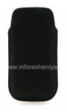 Photo 1 — Leather Case-pocket mat for BlackBerry 9100/9105 Pearl 3G, The black