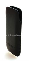 Photo 2 — Leather Case-pocket mat for BlackBerry 9100/9105 Pearl 3G, The black