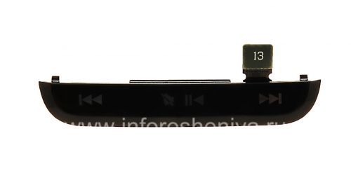 Photogallery for Bagian atas tubuh dengan tombol media BlackBerry 9100 / 9105 Pearl 3G, hitam product