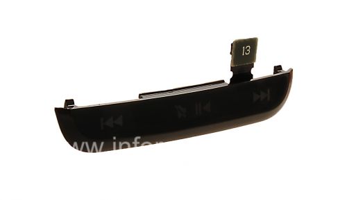 Photogallery for Bagian atas tubuh dengan tombol media BlackBerry 9100 / 9105 Pearl 3G, hitam product