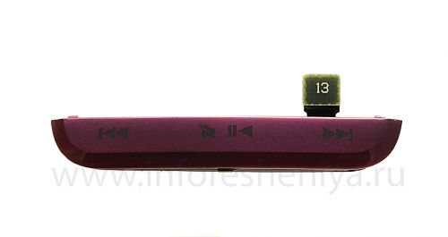 Photogallery for Bagian atas tubuh dengan tombol media BlackBerry 9100 / 9105 Pearl 3G, ungu product