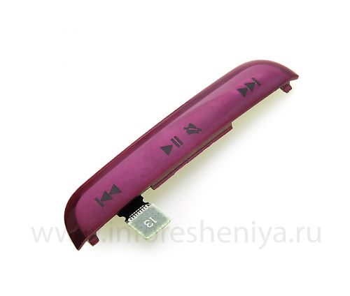 Photogallery for Bagian atas tubuh dengan tombol media BlackBerry 9100 / 9105 Pearl 3G, ungu product
