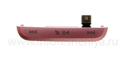 Photogallery for Bagian atas tubuh dengan tombol media BlackBerry 9100 / 9105 Pearl 3G, berwarna merah muda product