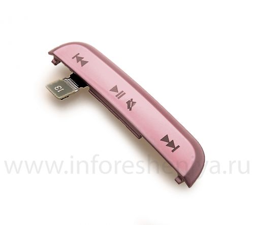 Photogallery for Bagian atas tubuh dengan tombol media BlackBerry 9100 / 9105 Pearl 3G, berwarna merah muda product
