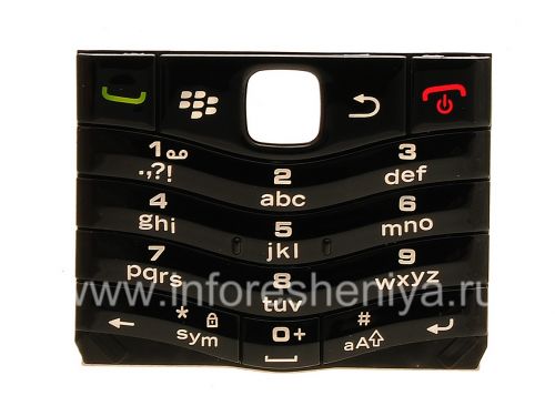 Photogallery for Die englische Original Tastatur für Blackberry 9105 Pearl 3G, schwarz product