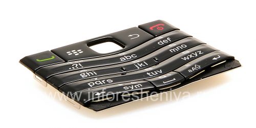 Photogallery for Die englische Original Tastatur für Blackberry 9105 Pearl 3G, schwarz product