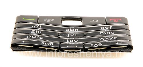 Photogallery for Die englische Original Tastatur für Blackberry 9105 Pearl 3G, schwarz product