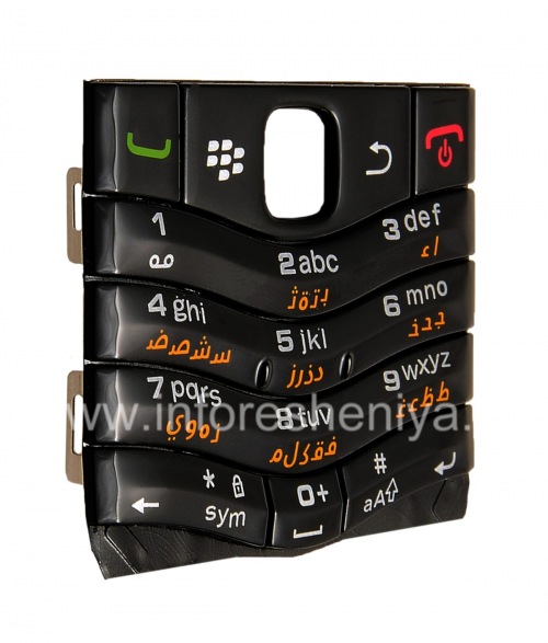 Photogallery for オリジナルキーボードBlackBerry 9105 Pearl 3Gその他の言語, 黒、アラビア語 product