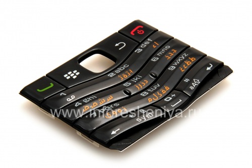 Photogallery for オリジナルキーボードBlackBerry 9105 Pearl 3Gその他の言語, 黒、アラビア語 product