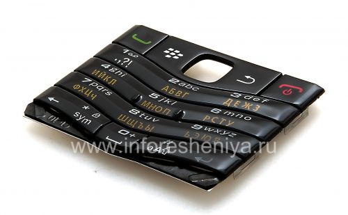 Photogallery for Teclado ruso BlackBerry 9105 Pearl 3G (copia), Negro product