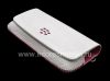 Photo 11 — Original Isikhumba Case Bag Isikhumba Ikhasi for BlackBerry 9100 / 9105 Pearl 3G, White / Pink (White w / Pink Accent)
