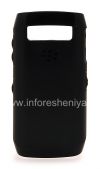 Photo 1 — Der ursprüngliche Kunststoffabdeckung, Abdeckung Hard Shell für Blackberry 9100/9105 Pearl 3G, Schwarz / Schwarz (Schwarz / Schwarz)