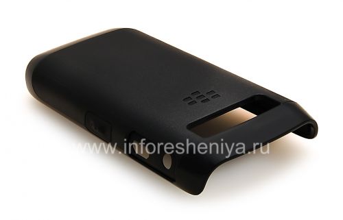 Photogallery for La cubierta de plástico original, cubierta dura para BlackBerry 9100/9105 Pearl 3G, Negro / Negro (Negro / Negro) product