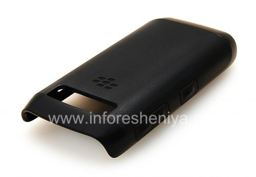 Photogallery for La cubierta de plástico original, cubierta dura para BlackBerry 9100/9105 Pearl 3G, Negro / Negro (Negro / Negro) product