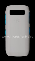 Der ursprüngliche Kunststoffabdeckung, Abdeckung Hard Shell für Blackberry 9100/9105 Pearl 3G, Grau / Türkis (Grau / Türkis)