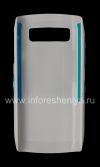 Photo 2 — Penutup plastik asli, menutupi Hard Shell untuk BlackBerry 9100 / 9105 Pearl 3G, Abu-abu / Turquoise (Grey / Turquoise)