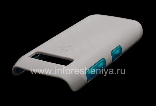 Photogallery for La cubierta de plástico original, cubierta dura para BlackBerry 9100/9105 Pearl 3G, Gris / Turquesa (Gris / Turquesa) product