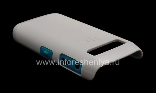 Photogallery for La cubierta de plástico original, cubierta dura para BlackBerry 9100/9105 Pearl 3G, Gris / Turquesa (Gris / Turquesa) product