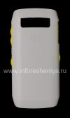 Photo 1 — La cubierta de plástico original, cubierta dura para BlackBerry 9100/9105 Pearl 3G, Gris / Amarillo (gris / amarillo)