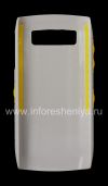 Photo 2 — La cubierta de plástico original, cubierta dura para BlackBerry 9100/9105 Pearl 3G, Gris / Amarillo (gris / amarillo)