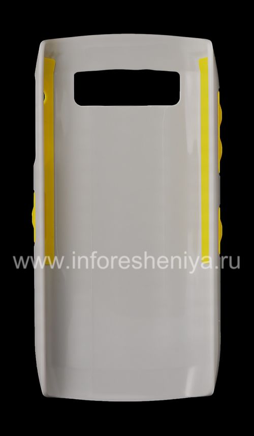 Photogallery for La cubierta de plástico original, cubierta dura para BlackBerry 9100/9105 Pearl 3G, Gris / Amarillo (gris / amarillo) product