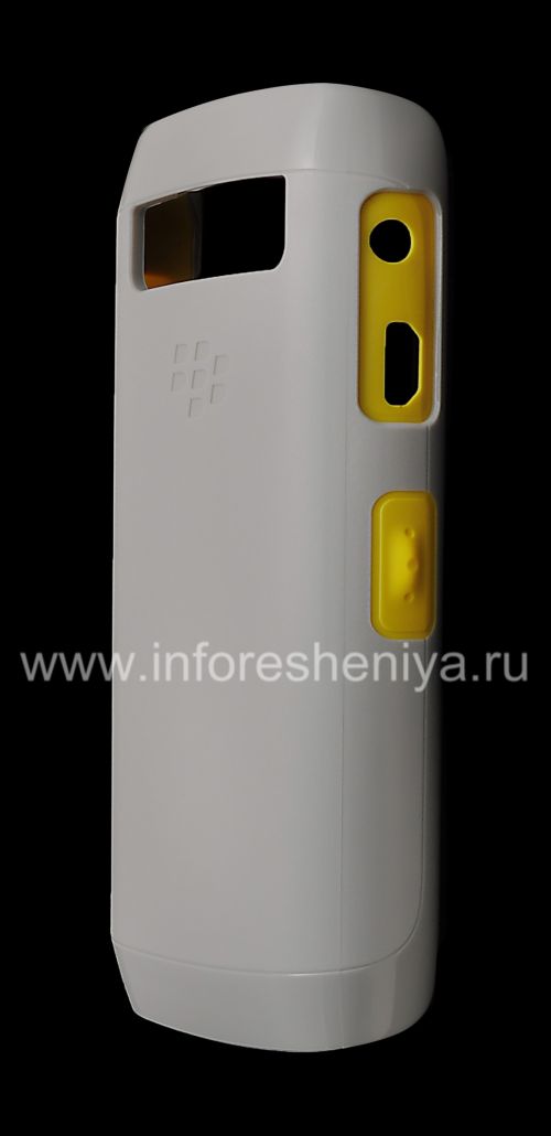 Photogallery for La cubierta de plástico original, cubierta dura para BlackBerry 9100/9105 Pearl 3G, Gris / Amarillo (gris / amarillo) product