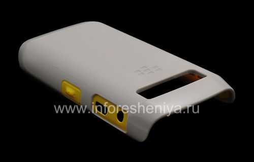 Photogallery for La cubierta de plástico original, cubierta dura para BlackBerry 9100/9105 Pearl 3G, Gris / Amarillo (gris / amarillo) product