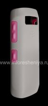 Photo 3 — Penutup plastik asli, menutupi Hard Shell untuk BlackBerry 9100 / 9105 Pearl 3G, Abu-abu / Pink (Grey / Pink)
