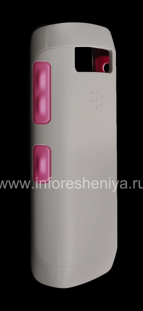 Photogallery for La cubierta de plástico original, cubierta dura para BlackBerry 9100/9105 Pearl 3G, Gris / Rosa (gris / rosa) product