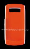 Photo 2 — একটি প্লাস্টিকের রিম Hardshell & BlackBerry 9100 / 9105 Pearl 3G জন্য স্কিন সঙ্গে মূল সিলিকন কেস, হোয়াইট / কমলা সাদা / কমলা