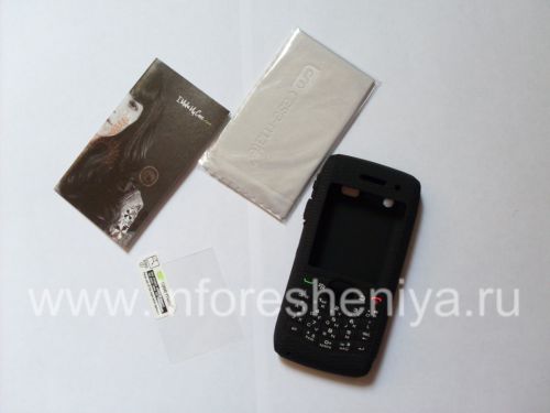 Photogallery for 公司硅胶套案例队友灵巧蒙皮为BlackBerry 9100 Pearl 3G, 黑 product
