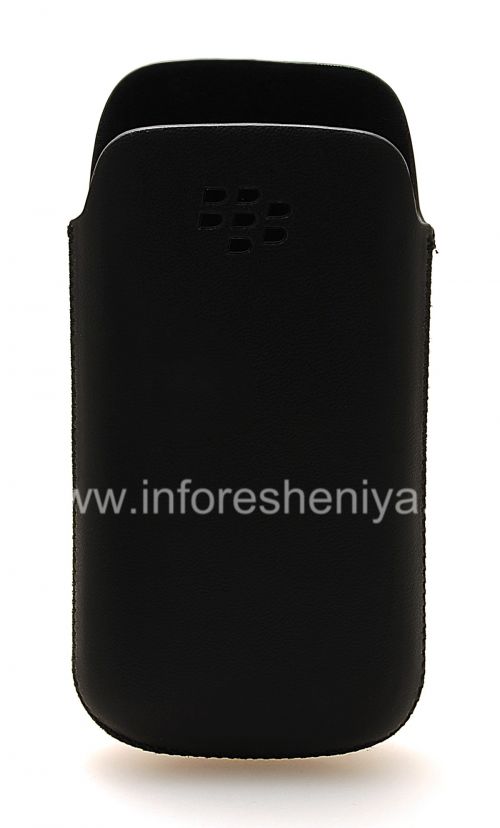 Photogallery for Ursprünglicher lederner Fall-Pocket Koskin Tasche Tasche für Blackberry 9100/9105 Pearl 3G, Schwarz product