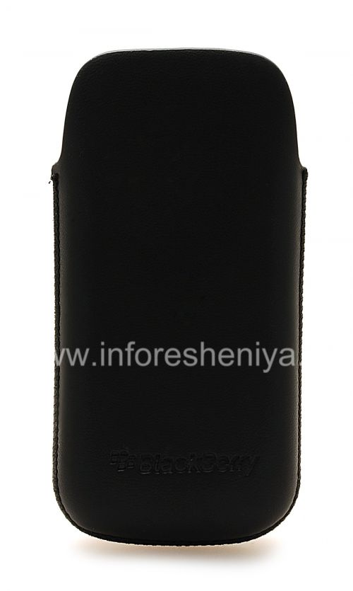 Photogallery for Ursprünglicher lederner Fall-Pocket Koskin Tasche Tasche für Blackberry 9100/9105 Pearl 3G, Schwarz product