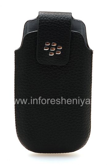 Original Leather Case with Clip for Leather Holster BlackBerry 9100/9105 Pearl 3G